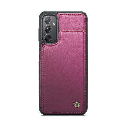 For Samsung Galaxy A34 5G CaseMe C22 Card Slots Holder RFID Anti-theft Phone Case(Wine Red) - Galaxy Phone Cases by CaseMe | Online Shopping South Africa | PMC Jewellery | Buy Now Pay Later Mobicred