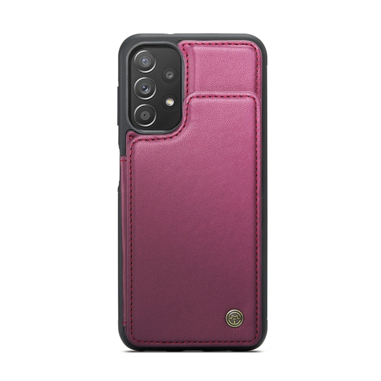 For Samsung Galaxy A52 4G/5G/A52s 5G CaseMe C22 Card Slots Holder RFID Anti-theft Phone Case(Wine Red) - Galaxy Phone Cases by CaseMe | Online Shopping South Africa | PMC Jewellery | Buy Now Pay Later Mobicred