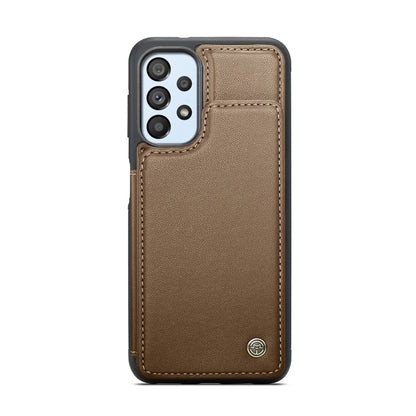 For Samsung Galaxy A53 5G CaseMe C22 Card Slots Holder RFID Anti-theft Phone Case(Brown) - Galaxy Phone Cases by CaseMe | Online Shopping South Africa | PMC Jewellery | Buy Now Pay Later Mobicred