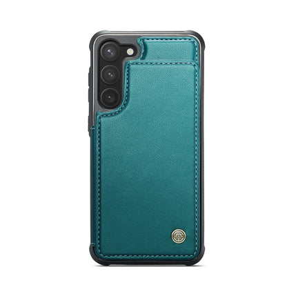 For Samsung Galaxy S23 5G CaseMe C22 Card Slots Holder RFID Anti-theft Phone Case(Blue Green) - Galaxy S23 5G Cases by CaseMe | Online Shopping South Africa | PMC Jewellery | Buy Now Pay Later Mobicred