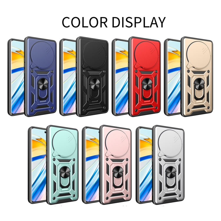 For Xiaomi Redmi A3 Sliding Camera Cover Design TPU Hybrid PC Phone Case(Gold) - Xiaomi Cases by PMC TechLife | Online Shopping South Africa | PMC TechLife | Buy Now Pay Later Mobicred