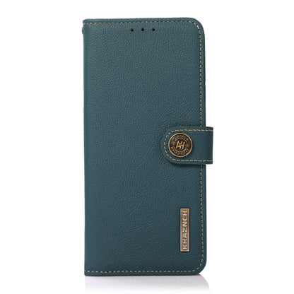 For Xiaomi Redmi K70 Pro KHAZNEH Custer Texture RFID Genuine Leather Phone Case(Green) - K70 Pro Cases by PMC Jewellery | Online Shopping South Africa | PMC Jewellery | Buy Now Pay Later Mobicred