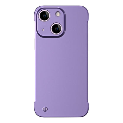 For iPhone 15 Plus Frameless Metallic Paint Hybrid PC Phone Case(Deep Purple) - iPhone 15 Plus Cases by PMC Jewellery | Online Shopping South Africa | PMC Jewellery | Buy Now Pay Later Mobicred