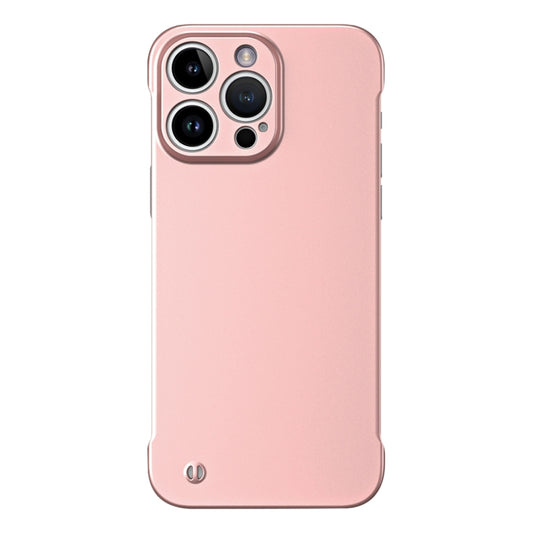 For iPhone 13 Pro Frameless Metallic Paint Hybrid PC Phone Case(Rose Gold) - iPhone 13 Pro Cases by PMC Jewellery | Online Shopping South Africa | PMC Jewellery | Buy Now Pay Later Mobicred