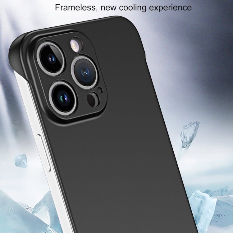 For iPhone 13 Pro Frameless Metallic Paint Hybrid PC Phone Case(Green) - free shipping - PMC Jewellery - Order now!