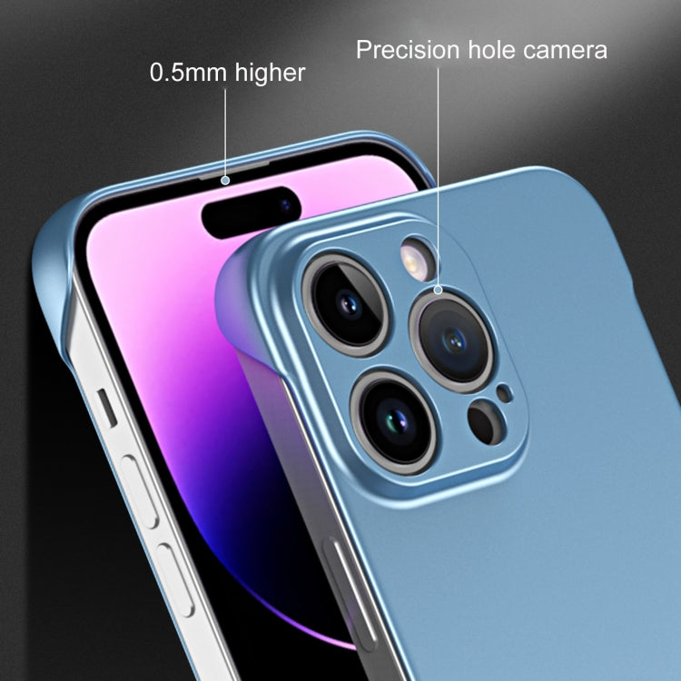 For iPhone 11 Pro Frameless Metallic Paint Hybrid PC Phone Case(Matte Black) - free shipping - PMC Jewellery - Order now!