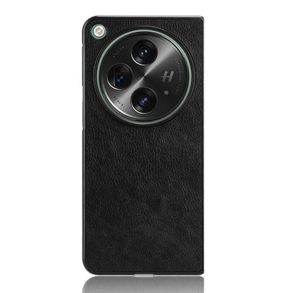 For OPPO Find N3 Litchi Texture Back Cover Phone Case(Black) - Find N3 Cases by PMC Jewellery | Online Shopping South Africa | PMC Jewellery | Buy Now Pay Later Mobicred
