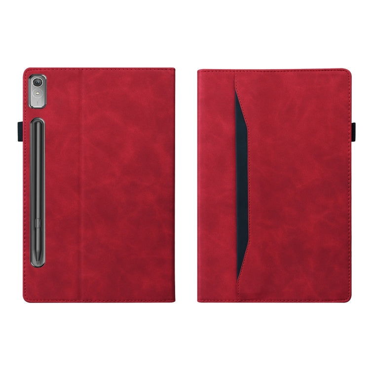 For Lenovo Tab P12 12.7 Splicing Shockproof Leather Tablet Case(Red) - Lenovo by PMC TechLife | Online Shopping South Africa | PMC TechLife | Buy Now Pay Later Mobicred
