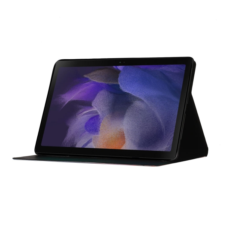 For Samsung Galaxy Tab A9+ Flower Pattern Horizontal Flip PU Tablet Case with Sleep / Wake-up Function(Small Daisies) - Galaxy Tab A9+ by PMC TechLife | Online Shopping South Africa | PMC TechLife
