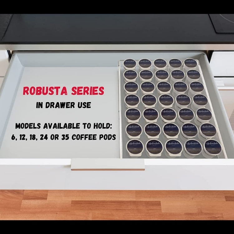 YX038 Acrylic 24 Holes Coffee Capsule Storage Display Stand - free shipping - PMC TechLife - Order now!