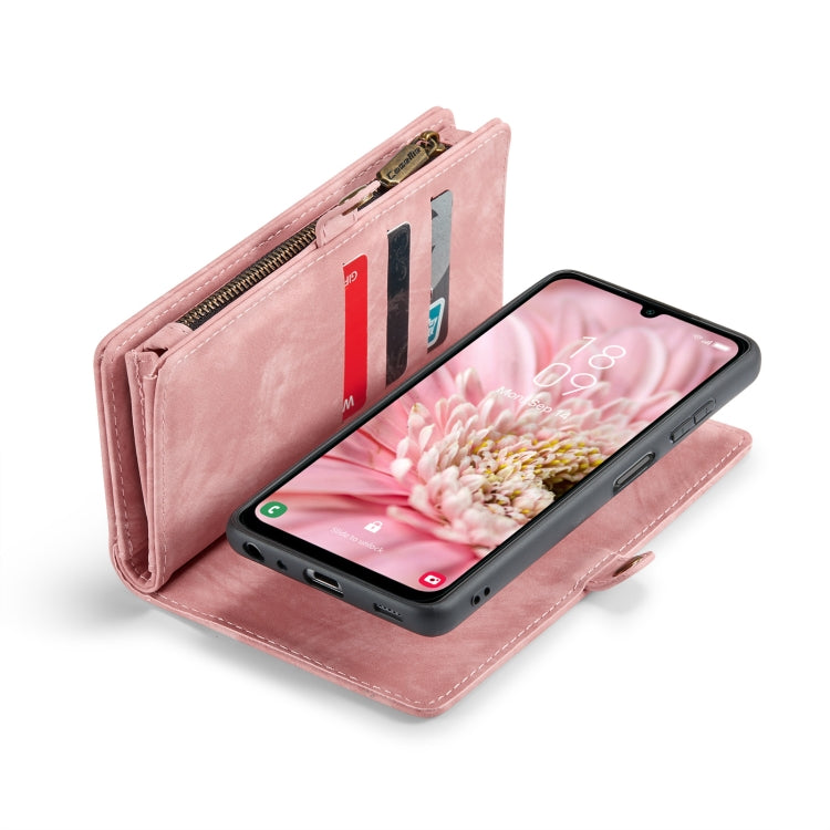 For Samsung Galaxy A25 4G CaseMe 008 Multifunctional Zipper Wallet Leather Phone Case with Lanyard(Pink) - Galaxy Phone Cases by CaseMe | Online Shopping South Africa | PMC Jewellery | Buy Now Pay Later Mobicred