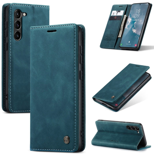 For Samsung Galaxy S24+ 5G CaseMe 013 Multifunctional Horizontal Flip Leather Phone Case(Blue) - Galaxy S24+ 5G Cases by CaseMe | Online Shopping South Africa | PMC Jewellery | Buy Now Pay Later Mobicred