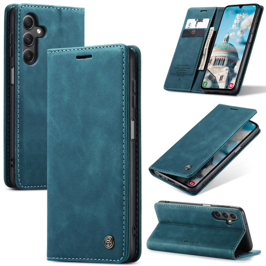 For Samsung Galaxy A15 5G CaseMe 013 Multifunctional Horizontal Flip Leather Phone Case(Blue) - Galaxy Phone Cases by CaseMe | Online Shopping South Africa | PMC Jewellery