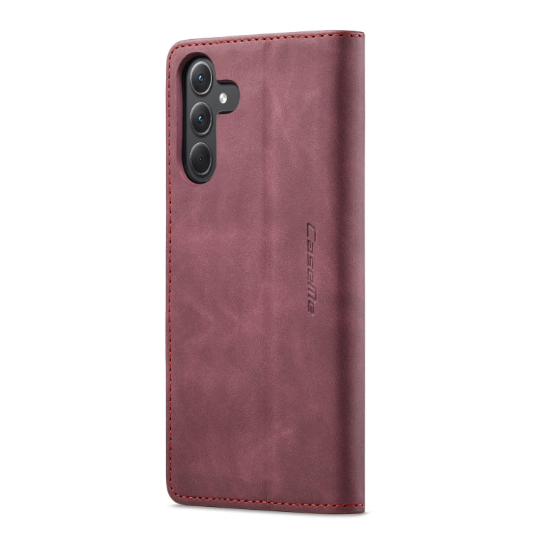 For Samsung Galaxy A35 5G CaseMe 013 Multifunctional Horizontal Flip Leather Phone Case(Wine Red) - Galaxy Phone Cases by CaseMe | Online Shopping South Africa | PMC Jewellery | Buy Now Pay Later Mobicred