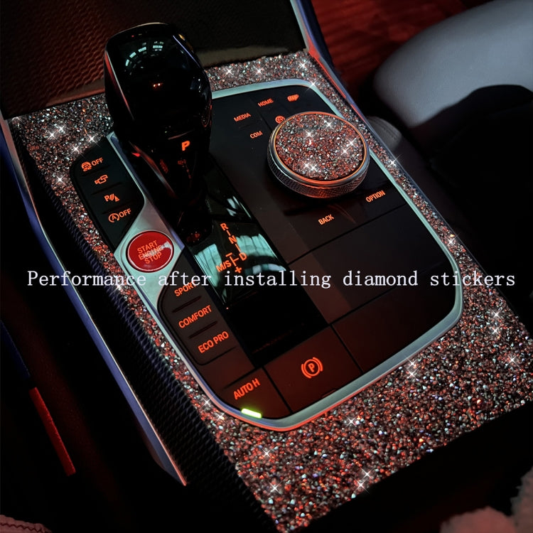 For Ford Mustang 2009-2013 7pcs Car Central Control Dashboard Diamond Decoration Sticker, Left Hand Drive - Car Interior Mouldings by PMC Jewellery | Online Shopping South Africa | PMC Jewellery | Buy Now Pay Later Mobicred