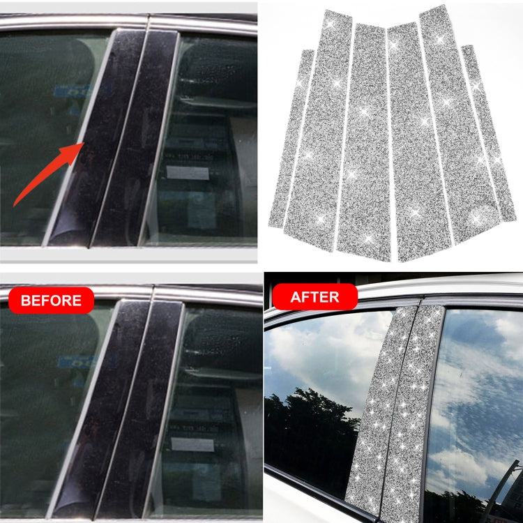 For BMW 3 Series E90 2005-2012 Car B-pillar Diamond Decorative Sticker - Car Interior Mouldings by PMC TechLife | Online Shopping South Africa | PMC TechLife | Buy Now Pay Later Mobicred