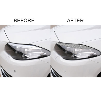 For BMW F10 5 Series 2010-2013 Car Light Eyebrow Diamond Decorative Sticker, Left and Right Drive - Car Interior Mouldings by PMC Jewellery | Online Shopping South Africa | PMC Jewellery | Buy Now Pay Later Mobicred