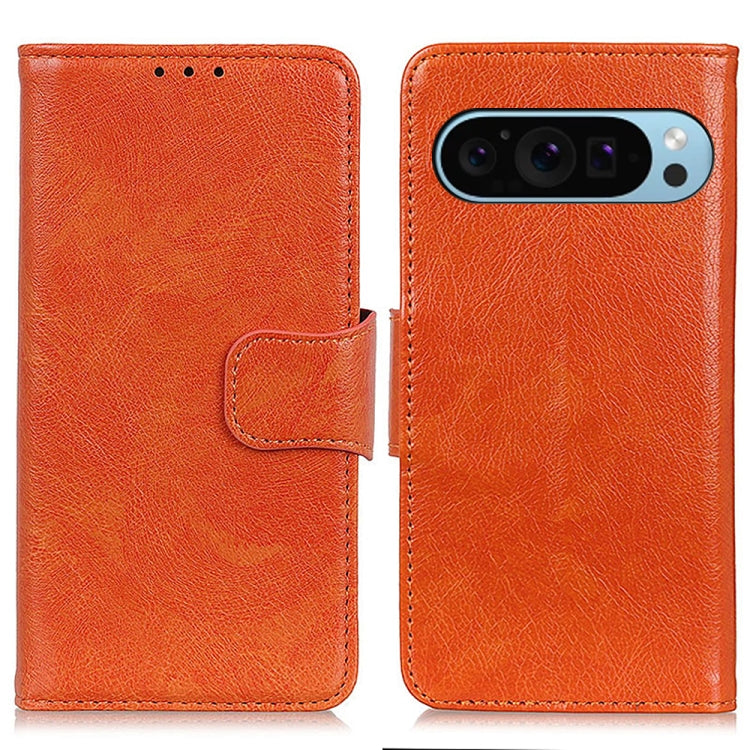 For Google Pixel 9 Nappa Texture Horizontal Flip Leather Phone Case(Orange) - Google Cases by PMC Jewellery | Online Shopping South Africa | PMC Jewellery | Buy Now Pay Later Mobicred