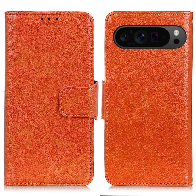 For Google Pixel 9 Pro Nappa Texture Horizontal Flip Leather Phone Case(Orange) - Google Cases by PMC TechLife | Online Shopping South Africa | PMC TechLife | Buy Now Pay Later Mobicred