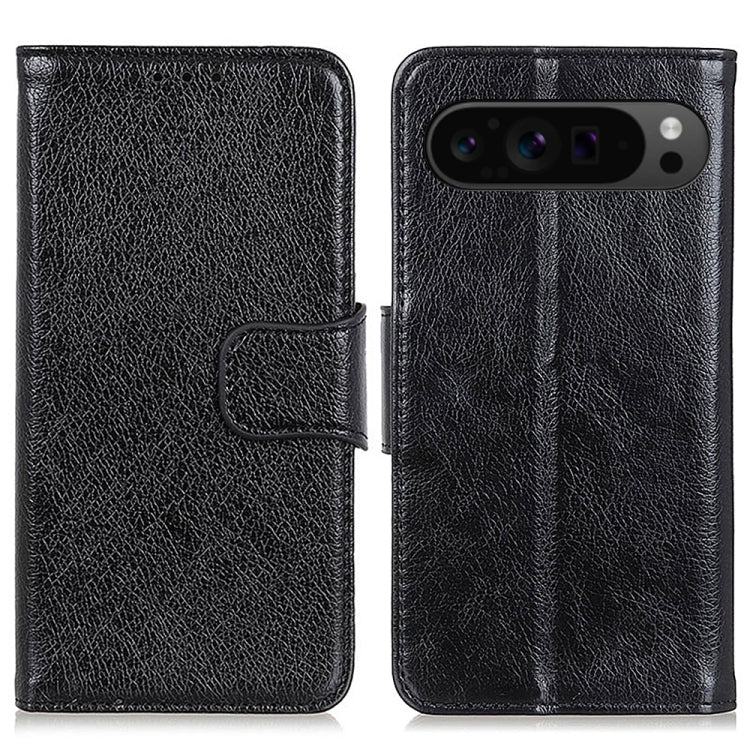 For Google Pixel 9 Pro Nappa Texture Horizontal Flip Leather Phone Case(Black) - Google Cases by PMC Jewellery | Online Shopping South Africa | PMC Jewellery | Buy Now Pay Later Mobicred