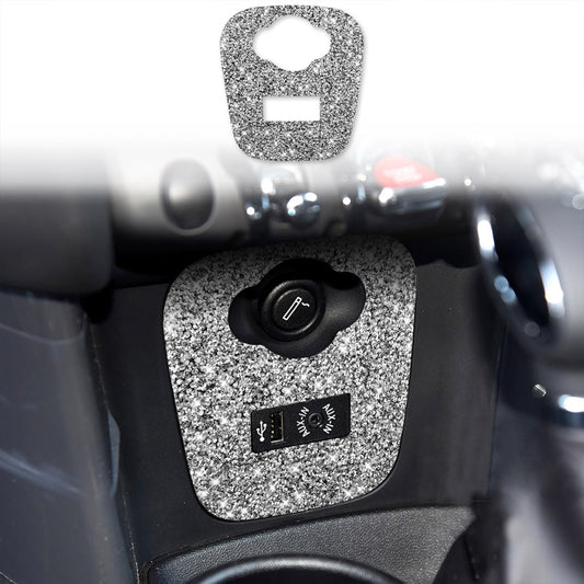 For BMW Mini Cooper F56 Car F Chassis Cigarette Lighter Cover Diamond Decoration Sticker - Car Interior Mouldings by PMC Jewellery | Online Shopping South Africa | PMC Jewellery | Buy Now Pay Later Mobicred