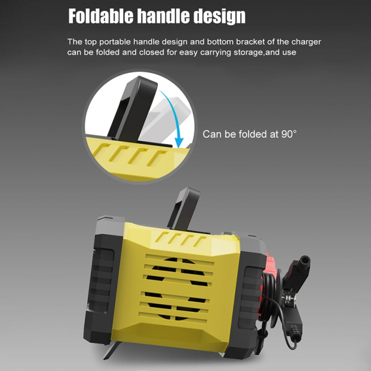 FOXSUR 12V / 24V 10A Portable Motorcycle Car Smart Battery Charger(EU Plug) - Battery Charger by FOXSUR | Online Shopping South Africa | PMC Jewellery | Buy Now Pay Later Mobicred
