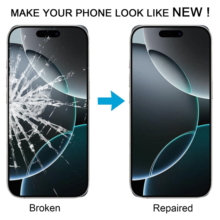 For iPhone 16 Pro Front Screen Outer Glass Lens with OCA Optically Clear Adhesive - free shipping - PMC Jewellery - Order now!