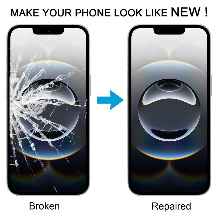 For iPhone 16e Front Screen Outer Glass Lens with OCA Optically Clear Adhesive - free shipping - PMC TechLife - Order now!