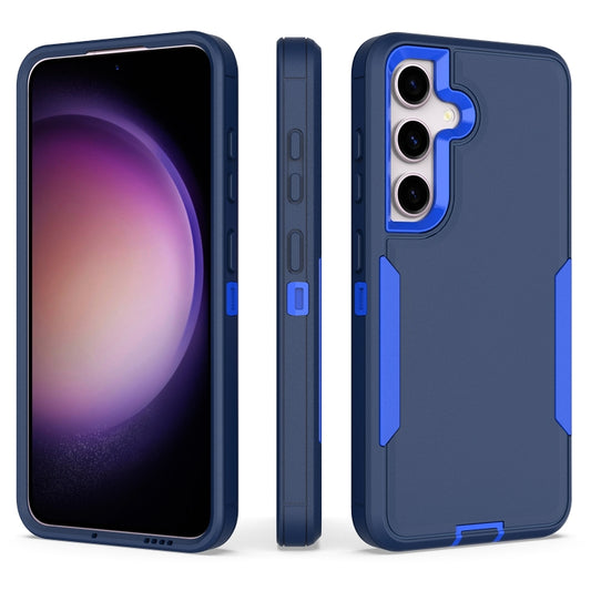 For Samsung Galaxy S25 / S24 5G Magnetic 2 in 1 PC Hybrid TPU Phone Case(Royal Blue+Dark Blue) - Galaxy S24 5G Cases by PMC Jewellery | Online Shopping South Africa | PMC Jewellery | Buy Now Pay Later Mobicred