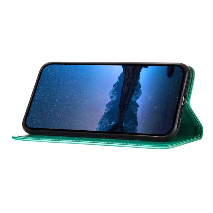 For Huawei Pura 70 Pro Embossed Butterfly Leather Phone Case(Green) - Huawei Cases by PMC Jewellery | Online Shopping South Africa | PMC Jewellery | Buy Now Pay Later Mobicred