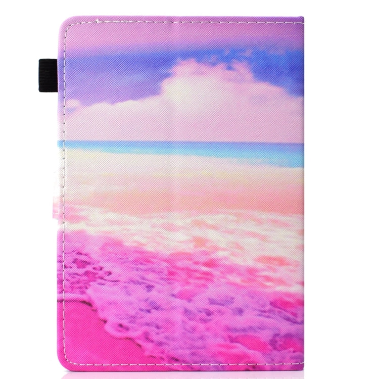 For 10 inch Universal Colored Drawing Stitching Leather Tablet Case(Pink Sea) - free shipping - PMC TechLife - Order now!