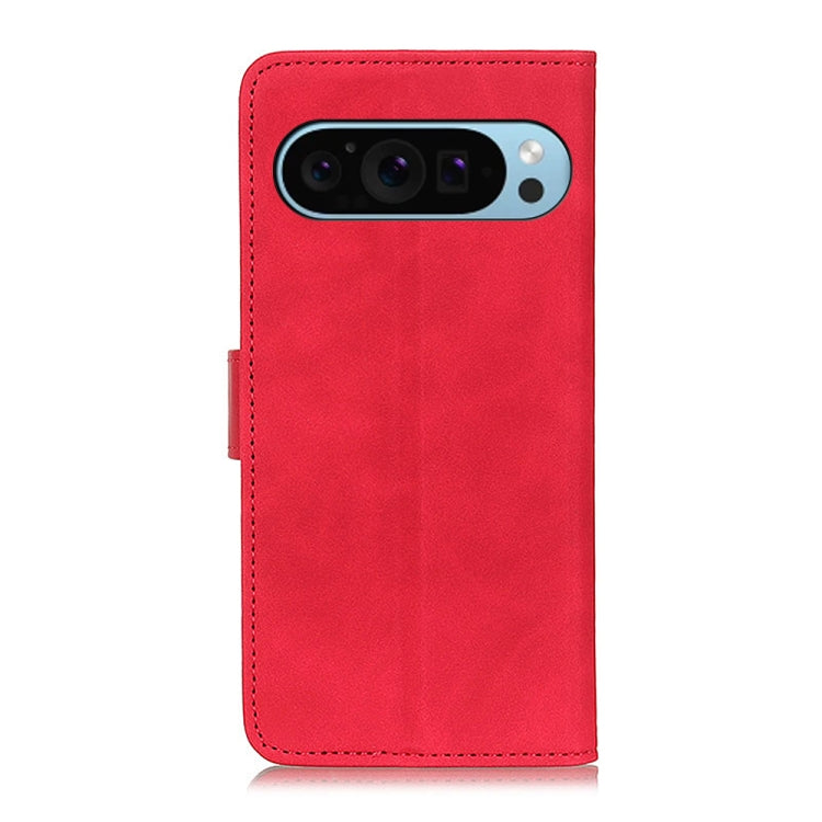 For Google Pixel 9 KHAZNEH Retro Texture Flip Leather Phone Case(Red) - Google Cases by PMC Jewellery | Online Shopping South Africa | PMC Jewellery | Buy Now Pay Later Mobicred