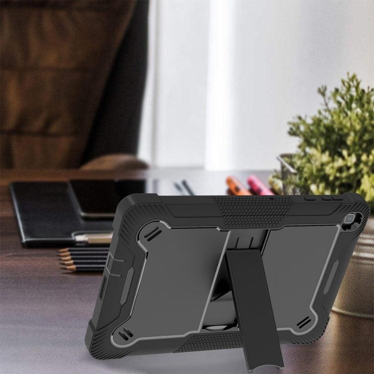 For Honor Pad X8 Shockproof Silicone Hybrid PC Tablet Case with Holder(Black) - Honor by PMC TechLife | Online Shopping South Africa | PMC TechLife