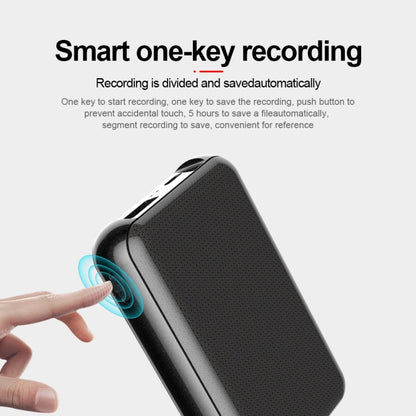 JNN Q75 Magnetic Power Bank Smart Voice Recorder, Memory:4GB(Black) - Recording Pen by JNN | Online Shopping South Africa | PMC Jewellery | Buy Now Pay Later Mobicred