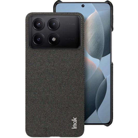 For Xiaomi Redmi K70 5G/K70 Pro 5G imak Ruiyi Series Cloth Texture PU + PC Phone Case(Black) - K70 Pro Cases by imak | Online Shopping South Africa | PMC Jewellery | Buy Now Pay Later Mobicred