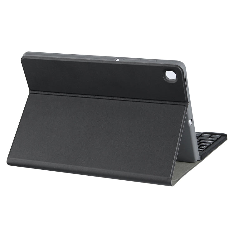 For Samsung Galaxy Tab S9 FE+ Square Cap Bluetooth Keyboard Leather Case with Pen Slot(Rose Gold) - Samsung Keyboard by PMC TechLife | Online Shopping South Africa | PMC TechLife