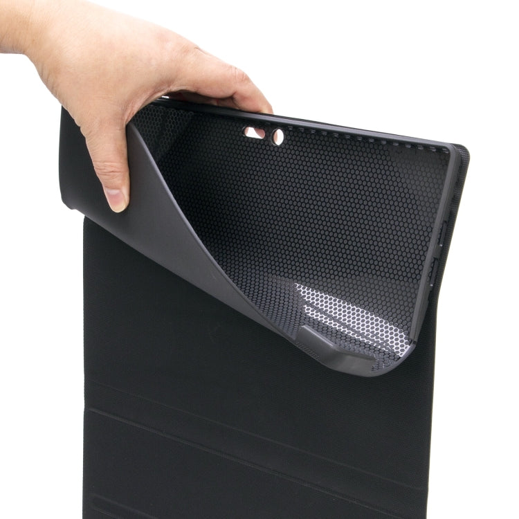For Microsoft Surface Pro 9 SF129-A Tree Texture Touchpad Bluetooth Keyboard Leather Tablet Case(Black) - free shipping - PMC TechLife - Order now!