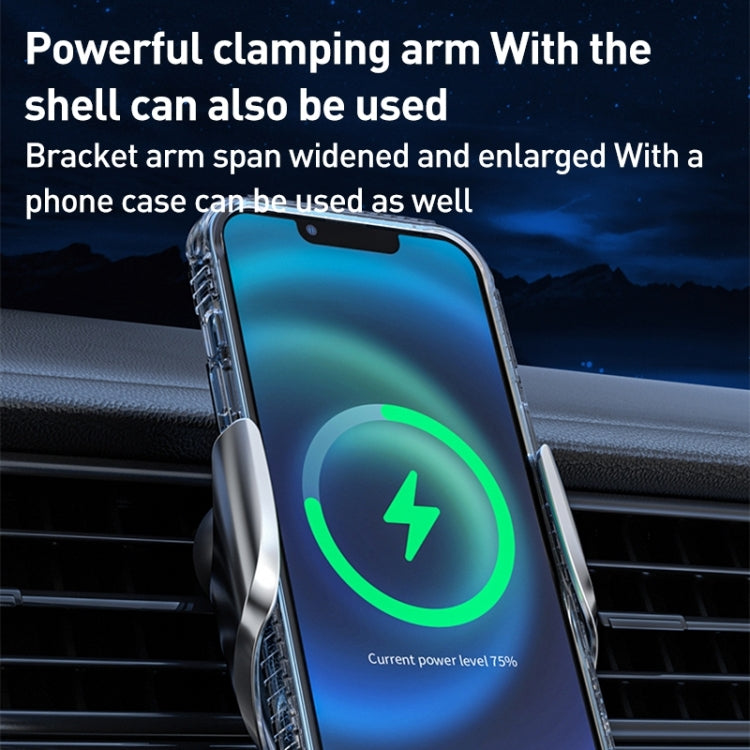 Q3S Infrared lnduction Wireless Fast Charging Air Outlet Car Holder(Blue) - Wireless Charger Holders by PMC TechLife | Online Shopping South Africa | PMC TechLife | Buy Now Pay Later Mobicred