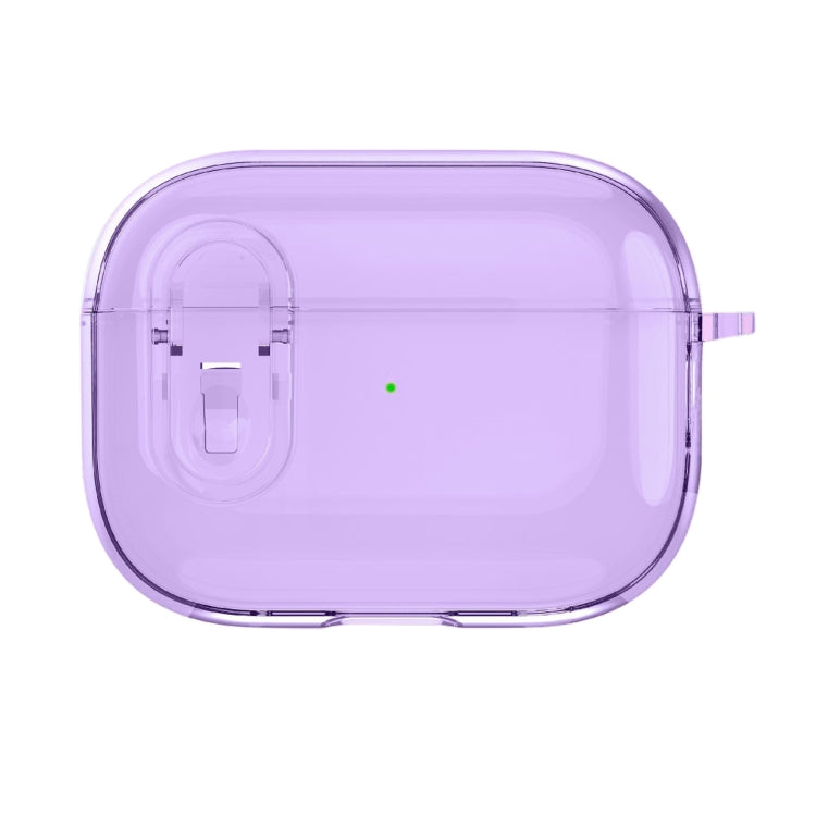 For AirPods Pro 2 Ice Crystals Shockproof Earphone Protective Case(Purple) - For AirPods Pro 2 by PMC Jewellery | Online Shopping South Africa | PMC Jewellery | Buy Now Pay Later Mobicred