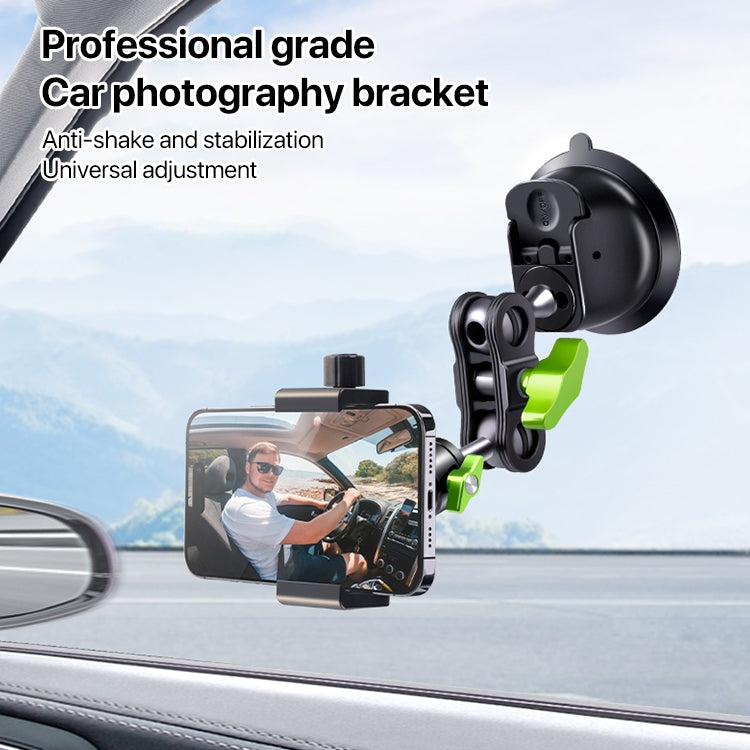 Single Suction Cup Pea Clamp Arm Holder 23cm with Knob Phone Clamp - Car Holders by PMC Jewellery | Online Shopping South Africa | PMC Jewellery | Buy Now Pay Later Mobicred