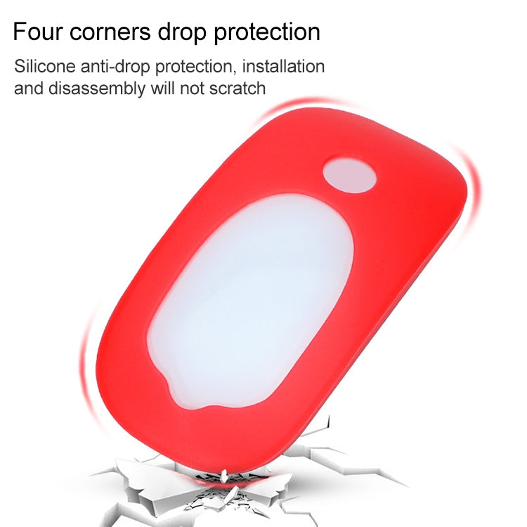 For Apple Magic Mouse 1 / 2 Mouse Silicone Protective Case(Red) - Protective Bags by PMC Jewellery | Online Shopping South Africa | PMC Jewellery | Buy Now Pay Later Mobicred