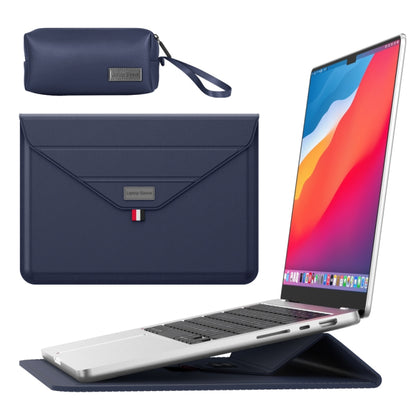 For 13/14 inch Envelope Holder Laptop Sleeve Bag with Accessories Bag(Dark Blue) - Other by PMC Jewellery | Online Shopping South Africa | PMC Jewellery | Buy Now Pay Later Mobicred