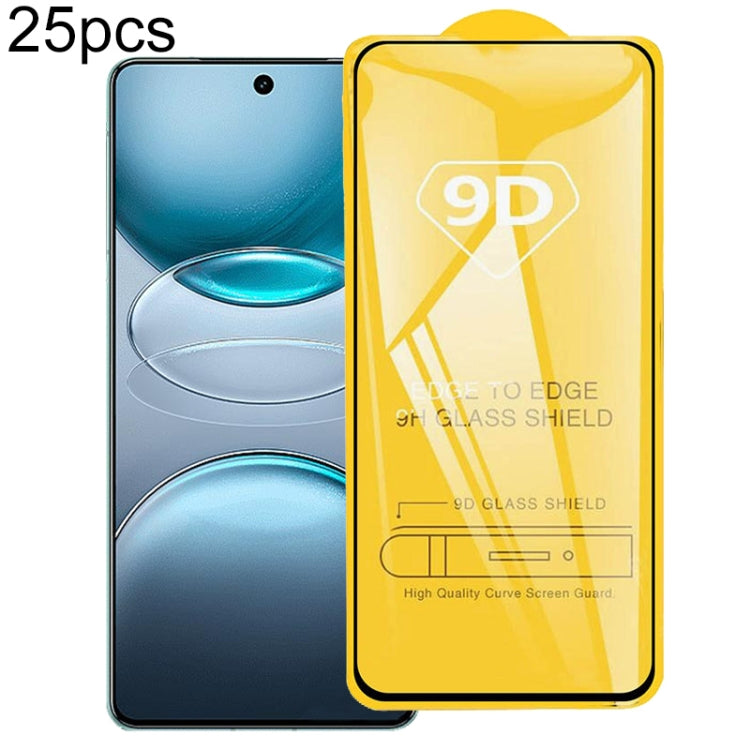 For vivo X100s 25pcs 9D Full Glue Screen Tempered Glass Film - vivo Tempered Glass by PMC Jewellery | Online Shopping South Africa | PMC Jewellery | Buy Now Pay Later Mobicred
