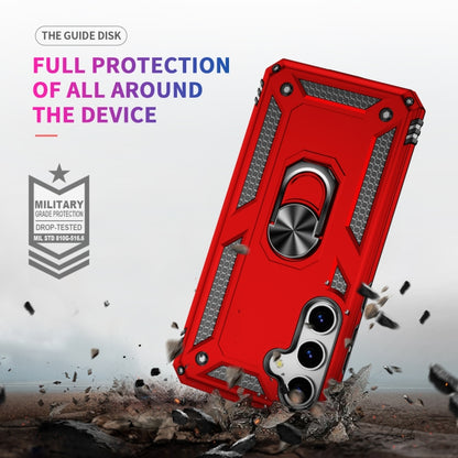 For Samsung Galaxy S25 5G Shockproof TPU + PC Phone Case(Red) - Galaxy S25 5G Cases by PMC Jewellery | Online Shopping South Africa | PMC Jewellery | Buy Now Pay Later Mobicred