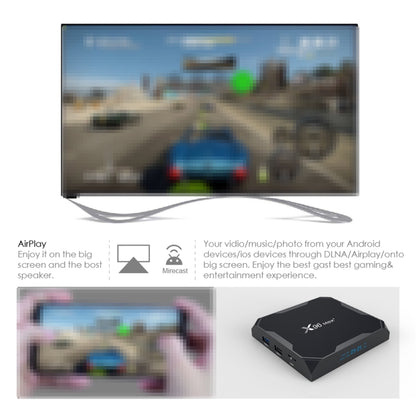 X96 max+ 4K Smart TV Box, Android 9.0, Amlogic S905X3 Quad-Core Cortex-A55,4GB+64GB, Support LAN, AV, 2.4G/5G WiFi, USBx2,TF Card, AU Plug - Amlogic S905 by PMC Jewellery | Online Shopping South Africa | PMC Jewellery | Buy Now Pay Later Mobicred