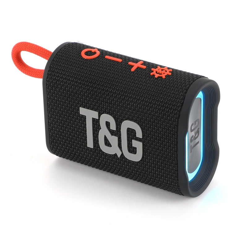 T&G TG396 Outdoor Portable Ambient RGB Light IPX7 Waterproof Bluetooth Speaker(Black) - Waterproof Speaker by T&G | Online Shopping South Africa | PMC Jewellery | Buy Now Pay Later Mobicred