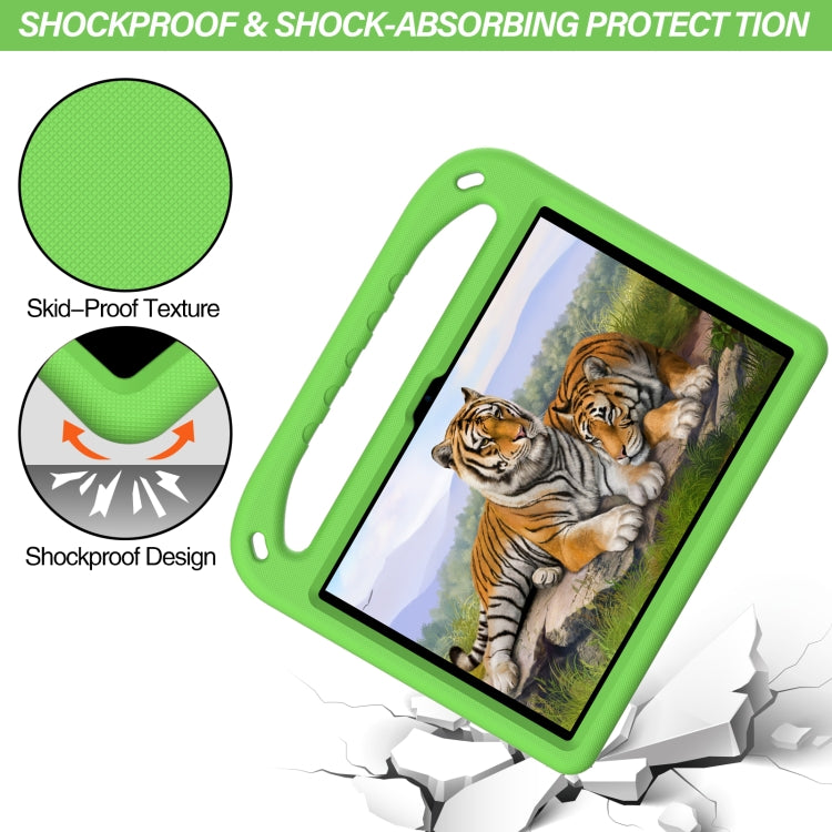 For Honor Pad X8 Handle Portable EVA Shockproof Tablet Case(Green) - Honor by PMC TechLife | Online Shopping South Africa | PMC TechLife | Buy Now Pay Later Mobicred