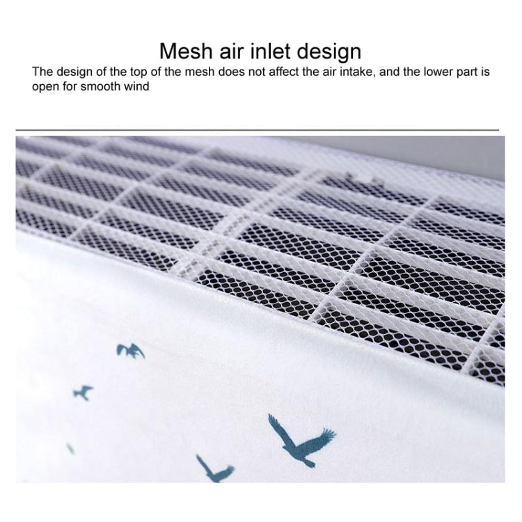 Do Not Take Dust-proof And Anti Direct Blowing Simple Wind Hanging Machine Air Conditioner Moon Cover, Size:Width 92 �� Thickness 20 �� Height 90cm(Round Leaf) - Dust Covers by PMC TechLife | Online Shopping South Africa | PMC TechLife | Buy Now Pay Later Mobicred