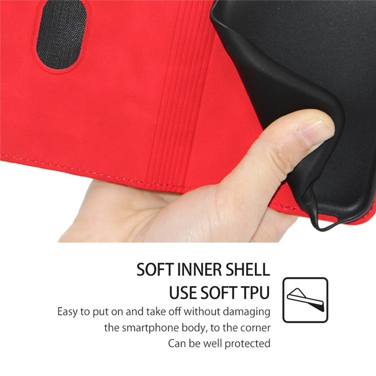 For Honor Magic6 Pro Skin Feel Magnetic Leather Phone Case(Red) - free shipping - PMC Jewellery - Order now!