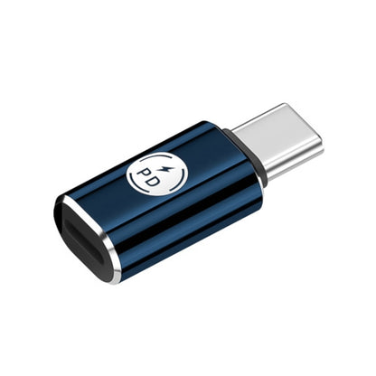 PD27W USB-C / Type-C to 8 Pin Adapter(Blue) - Converter & Adapter by PMC Jewellery | Online Shopping South Africa | PMC Jewellery | Buy Now Pay Later Mobicred